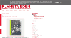 Desktop Screenshot of blog.planeta-eden.cz